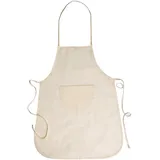 VBS Kinderschürze, 50 x 40 cm, Baumwolle, Naturweiß