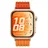 Watch Fit 5 Pro BT 44 mm Titangehäuse Weiß Nylonarmband Orange