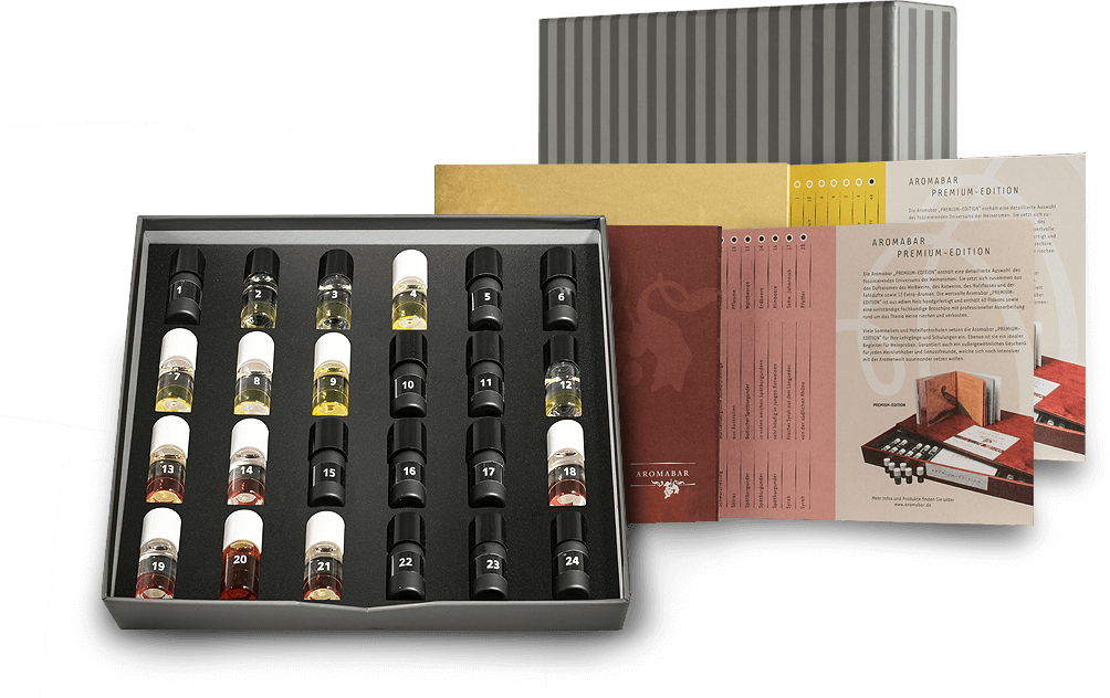 Aromabar Sensoric Boxx Professional Rotwein-und Weißweinset