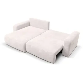 venasi Eckcouch Cord 2-Sitzer Beige