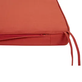 Beliani Bankauflage 148 x 45 x 5 cm rot 1 St.