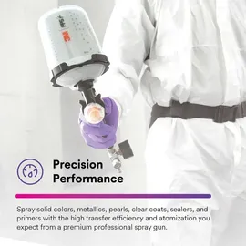 3M Performance Gravity HVLP Zerstäuberkopf-nachfüllung - Blue - One Size