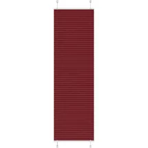 vidaXL Plissee Bordeauxrot 65 x 200 cm / Fenstergröße (Velux) rot