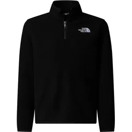 The North Face - Teen's Glacier 1/4 Zip Pullover - Fleecepullover Gr M schwarz
