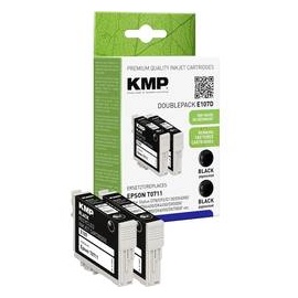 KMP E107D kompatibel zu Epson T0711 schwarz 2er Pack