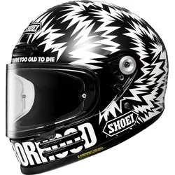 Shoei Glamster06 Neighborhood X, Integralhelm - Schwarz/Weiß - XL