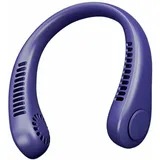 Minkurow Tragbarer Mini-nackenventilator, Usb Bladeless Mit 360° Luftstrom, Sommerkühlung Für Küche, Reisen, Outdoor-aktivitäten Lila