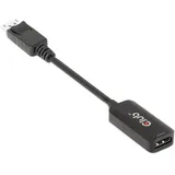 Club 3D DisplayPort 1.4 auf HDMI 4K120Hz/8K60Hz HDR-Aktiv-Adapter St./B 0,1m