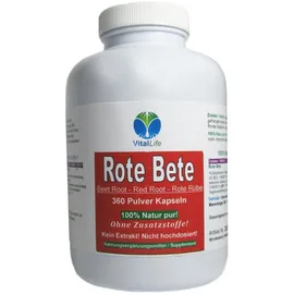 TOPJESS Rote Beete Bete Beetroot Kapseln 360 St.