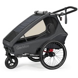 Qeridoo Kinderanhänger Kidgoo 2 steel grey