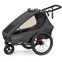 Kinderanhänger Kidgoo 2 steel grey