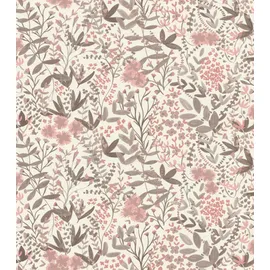 Rasch Textil Vliestapete 10,05 m x 0,53 m 580761 Rosa/Hellrosa
