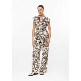 s.Oliver Jumpsuit creme / schoko L