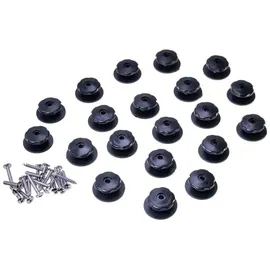 Filmer 20 x Rundknöpfe für Anhänger inkl. Schrauben