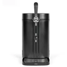 LIVOO Bierzafpanlage, Getränkespender, Schwarz, Silber