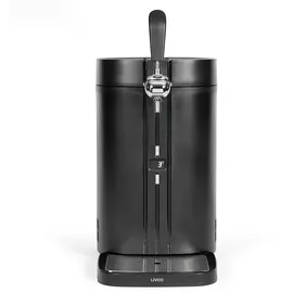 LIVOO Bierzafpanlage, Getränkespender, Schwarz, Silber
