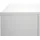 Mendler HWC-L36 TV-Rack 50x144x40cm Hochglanz Weiß Holz/Glas/Spanplatte