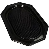 Papstar Starpak Servierplatten, PET 45 cm x 30 cm schwarz