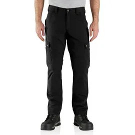 CARHARTT Relaxed Ripstop Cargo Work Hose Schwarz 42 32