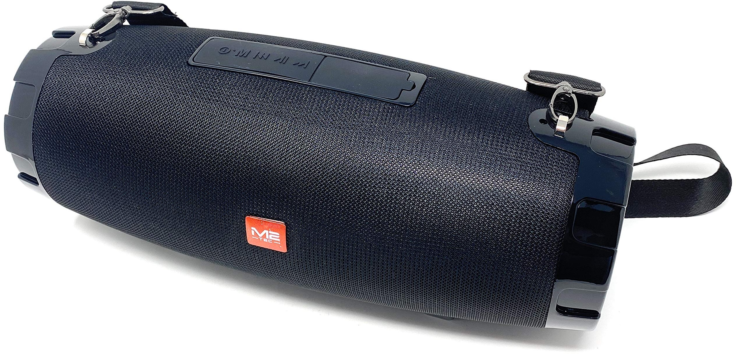 Spritzwasserfeste Soundbox Musikbox Radio Tragbarer Jumbo Bluetooth Lautsprecher, inkl. Freisprecheinrichtung (Schwarz)