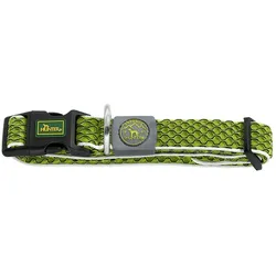 Hundehalsband Hunter Basic Thema Neongrün M (33-50 cm)