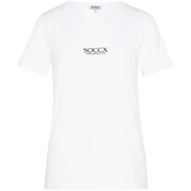 Soccx V-Shirt Weiß M