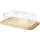 Continenta Käseglocke, 2-tlg. 38,5x25,5x11,5 cm Gummibaumholz,