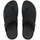 FitFlop Damen Lulu Toe Post - Leather Zehenstütze Sandalen, Schwarz Schwarz 001, 39