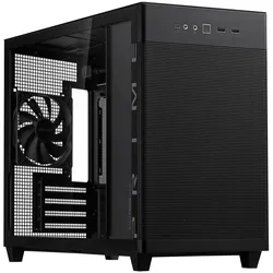 ASUS Prime AP201 Tempered Glass MicroATX Gehäuse schwarz