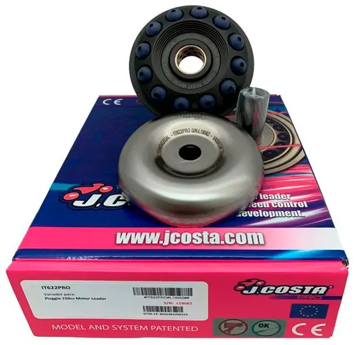 J. Costa Derbi Boulevard 150 03-10/piaggio Liberty 150 01-03 Variatorkit - Gray - One Size