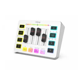 Fifine AMPLIGAME SC3 Gaming USB Mixer - Mischpult - Weiß