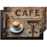 onlywow Herdabdeckplatte Café | Gr.: 75 x 52 cm