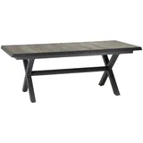 Siena Garden Sincro Ausziehtisch 265 x 103 x 77 cm anthrazit/natur-grau