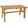 DEGAMO Freital Gartentisch 150 x 70 x 74 cm Braun/Bronze