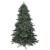 RS Trade HXT 1418 120 cm künstlicher Weihnachtsbaum (Ø ca. 86 cm) mit ca. 1265 Spitzen, schwer entflammbarer Tannenbaum mit Schnellaufbau Klappsysem, inkl. Christbaum Ständer