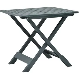 vidaXL Gartentisch Klappbar Grün 79x72x70 cm Kunststoff