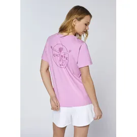 Chiemsee T-Shirt mit tonalem Stick & Print,