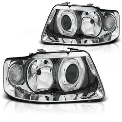 Design Scheinwerfer für Audi A3 8L Facelift 00-03 chrom