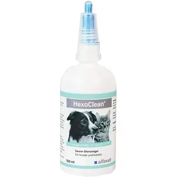 HexoClean saurer Ohrreiniger für Hunde und Katzen