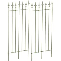 CLP Rankgitter Elisa 100 x 50 cm Antik-Grün