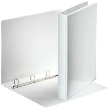 Esselte 49701 Ringbuch Präsentation, mit Taschen, A4, PP, 4 Ringe, 20 mm, weiss