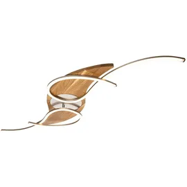 Elobra Panama 1 LED-Deckenleuchte curved Holz