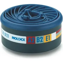 Moldex Gasfilter A2B2E1, für Serie 7000 + 9000, EasyLock®, organische Gase, anorganische Gase und Saure Gase