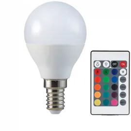 GLOBO Touch Tisch Leuchte FERNBEDIENUNG Textil Chrom Lampe DIMMBAR im Set inkl. RGB LED Leuchtmittel