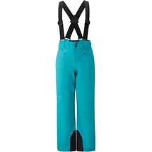 Ziener Kinder AXI-Z Ski-Hose/Schnee-Hose | wasserdicht, Träger, Aqua Breeze, 152