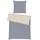 Tom Tailor Perkal Wendebettwäsche Streifen Blau/Beige 135 x 200 cm + 80 x 80 cm