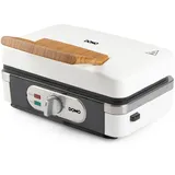 Domo SANDWICH-WAFFEL-GRILL 3-IN-1 POWDER WHITE Sandwichmaker Weiß