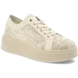 Beige Sneakers S.Barski Elegante Damenschuhe, 38