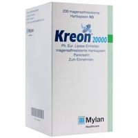 Kreon 20.000 Ph.Eur.Lipase Einheiten magensaftresistent Hartkapseln