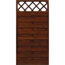 Andrewex Sichtschutzzaun Element Country 180 x 90 cm braun